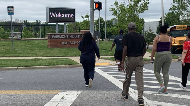 FairmontHeights High School in Maryland was placed on lockdown Thursday afternoon after school administrators learned a student brought parts of a ghost gun onto school property, police and school officials said