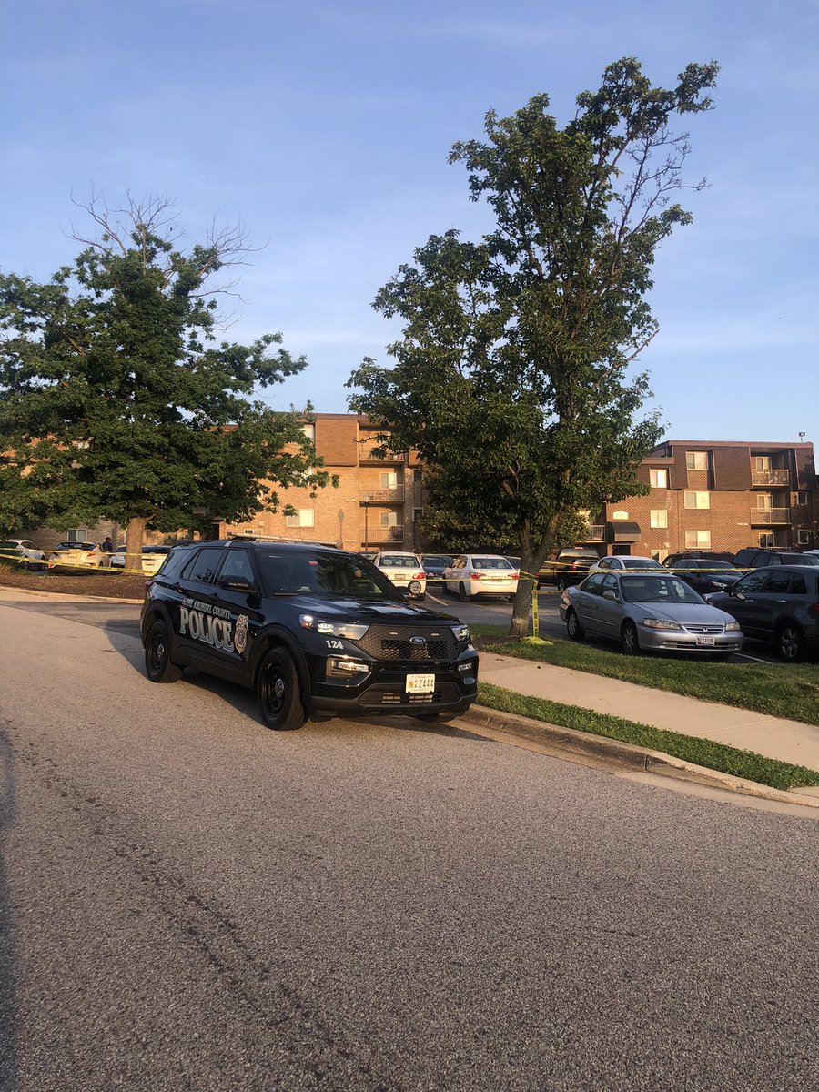 @AACOPD investigating a shooting at The Willows Apartment Homes on Warwickshire Lane @ Allen Rd in Glen Burnie. Police say one man suffered gunshot wounds