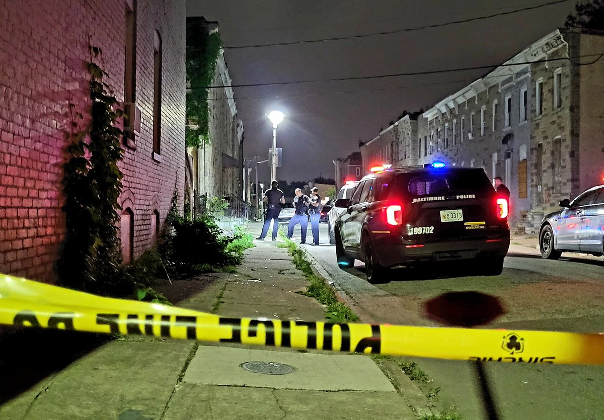 Homicide detectives are investigating a potentially fatal shooting in Southwest Baltimore. The crime scene seems to center around an alleyway