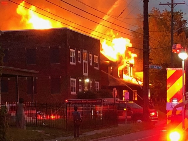 Crews are responding to a fire at N. Illinois and W. 36th Street on the near north side