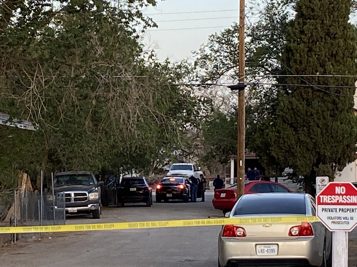 Scene of a murder investigation in south-central ElPaso.