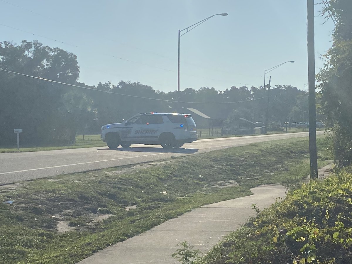 @HCSOSheriff says a deceased person has been located near the shed where the armed man and other person are still barricaded. They are in contact with the armed man