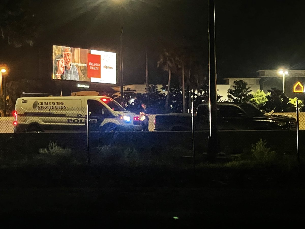 CSI still at the scene this morning following a shooting on I4 near Mall at Millenia.   Orlando Police say a driver was shot by  person in another car. That's when driver pulled over & fired back with his own gun