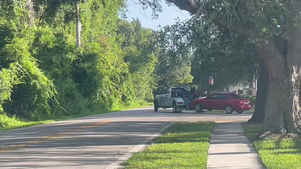 A man in his 80s was killed after crashing this red Centra into a fence at the Taylor Care Center Retirement Home earlier this morning, according to