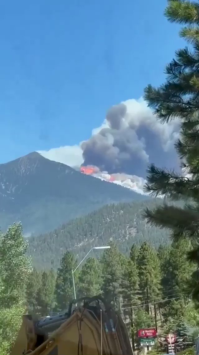 Mind boggling flame heights here. Insane to see this, especially compared to the size of the ridge it's on