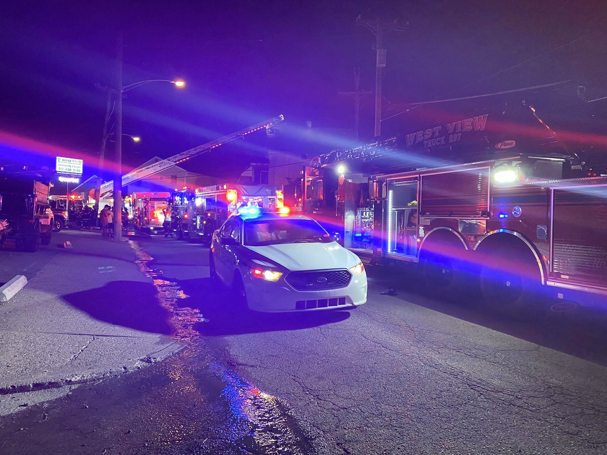 A man was detained after a house fire on Singer Ave in McKees Rocks last night. Allegheny County Police said the man was involved in a domestic at the same home an hour before the fire. County detectives & County Fire Marshal's Office investigating.