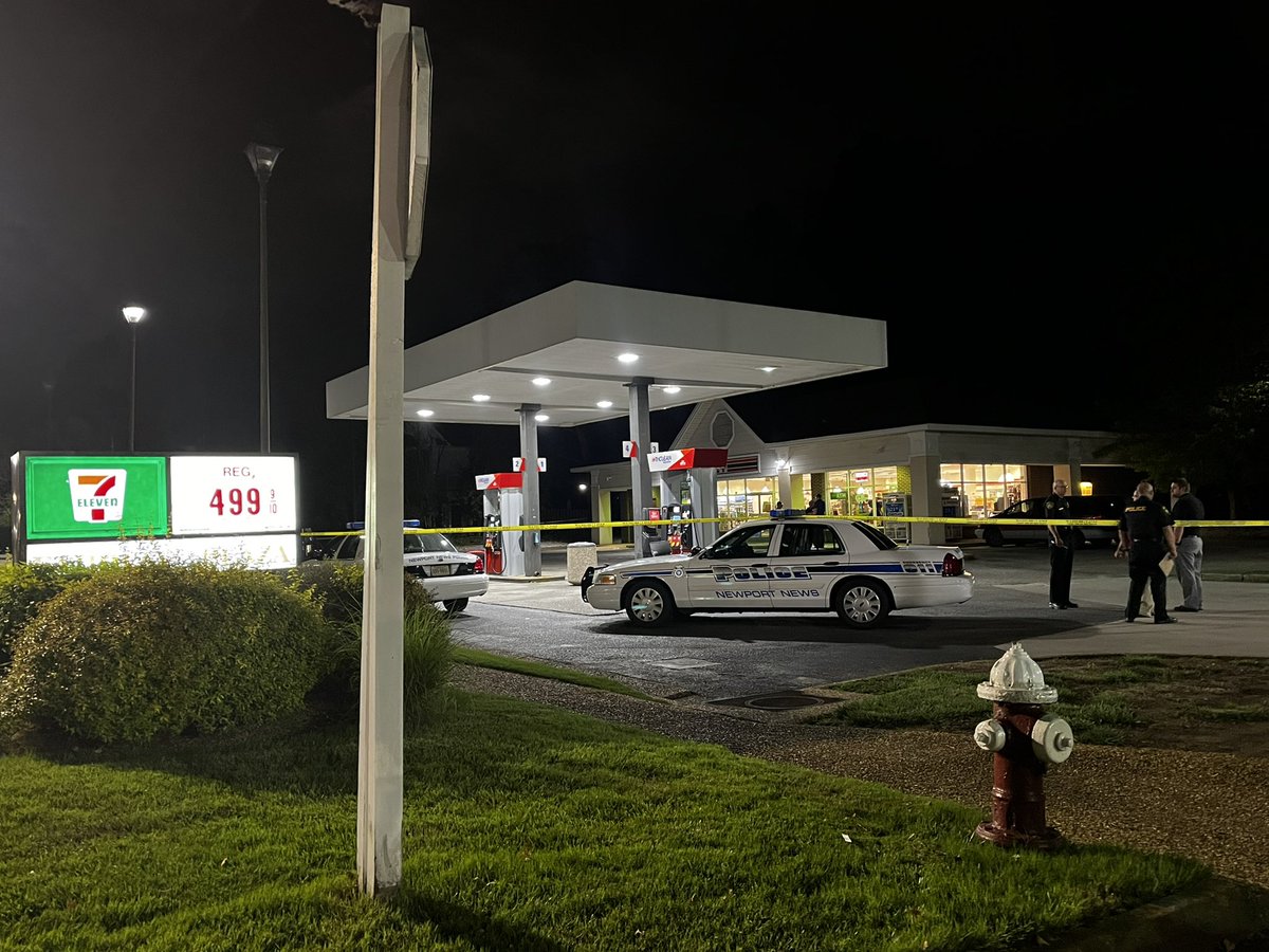 Newport News Police are investigating a double homicide that happened here at a 7 Eleven on Kiln Creek Parkway.   Police say two men were shot inside the business.