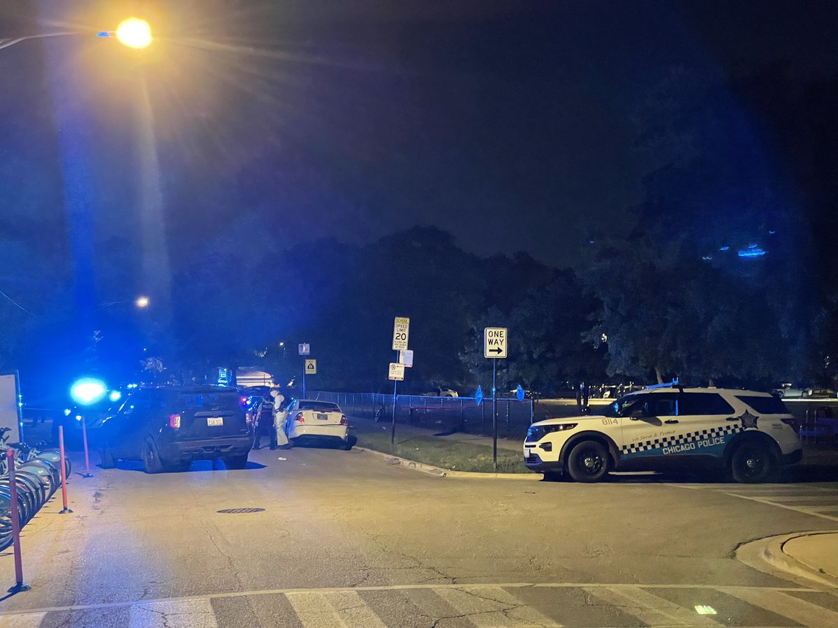 Chicago police are on scene for an 11-year-old girl shot on 86th and Halsted near the Gresham Elementary School Basketball Hoops