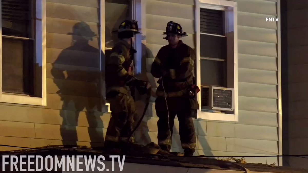 Ammo found inside home during a fire in Jersey City. Firefighters responded to a heavy house fire at 327 Ege Avenue where downed wires were also located. Reports of injuries are unknown at this time.