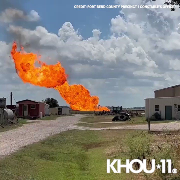 PIPELINE EXPLOSION: Emergency crews have responded to a pipeline explosion 15400 block of JoAnn near FM 1952 just west of Orchard, according to the Fort Bend County Precinct 1 Constable's Office. No injuries have been reported