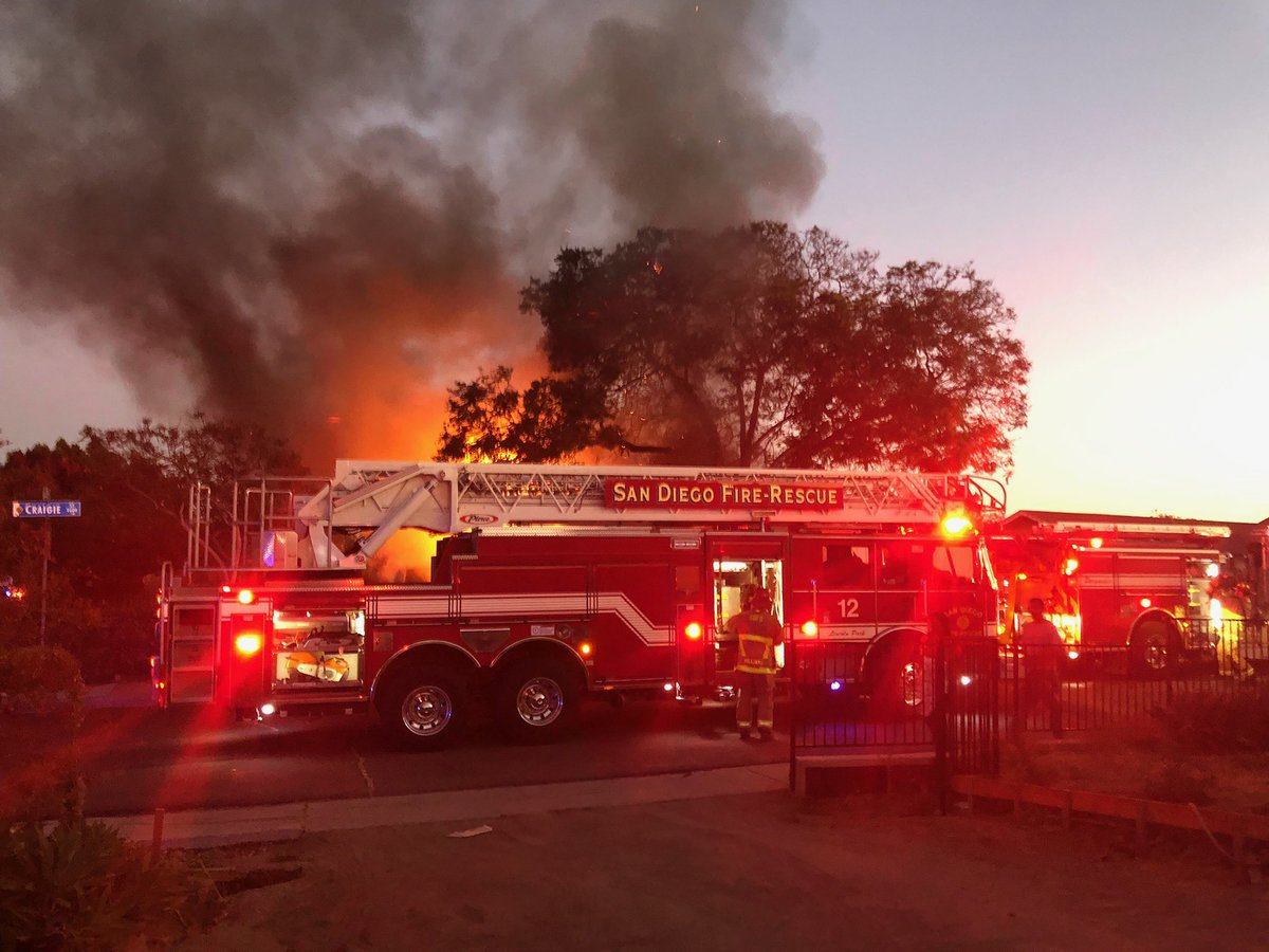 SDFD firefighters have stopped a fire at a home near 47th & Craigie streets. No one was hurt. Unfortunately, the home is a total loss