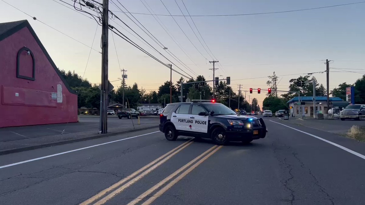 Portland Police have confirmed at least one man was killed and another injured in a shooting near SE 112th/Powell earlier this evening. Search for suspect(s) continues as all 3 precincts have responded to the area