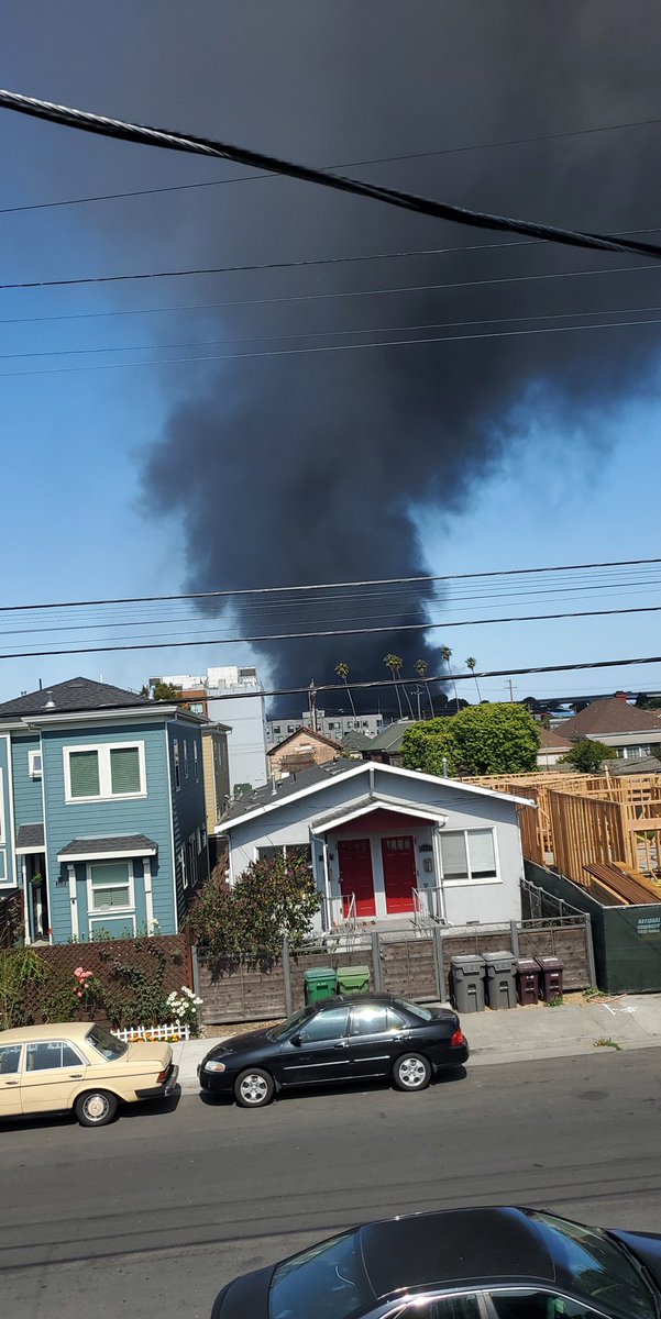 Oakland, California big fire