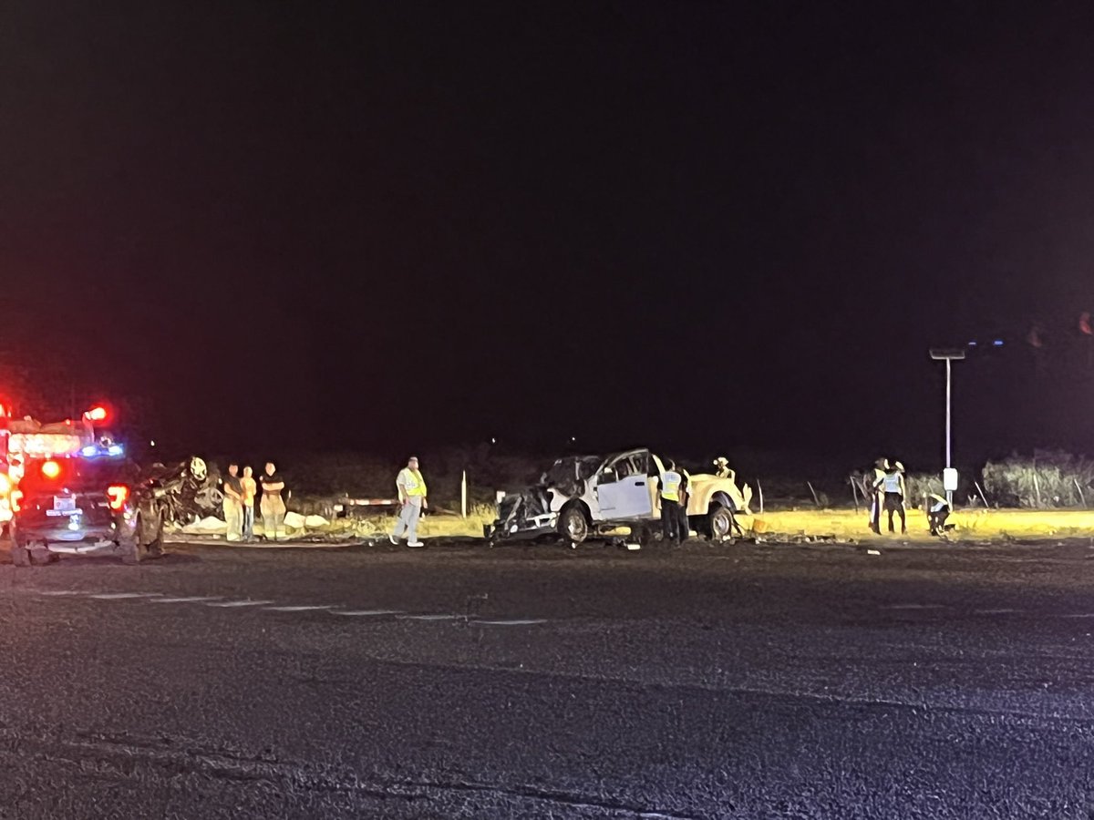 Three people are confirmed dead after a wreck at State Highway 302 and FM 1936 just outside of Odessa.