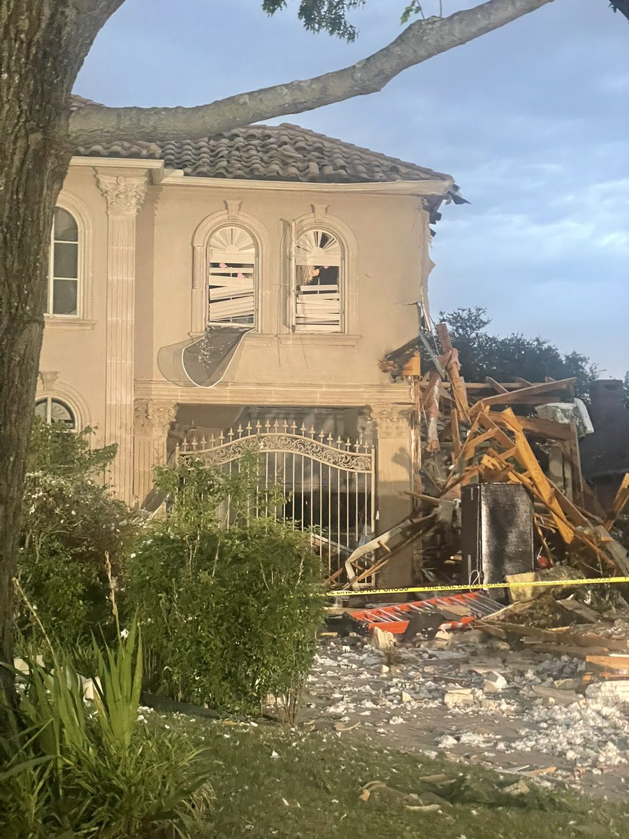 A look at some of the damage from a Plano house explosion