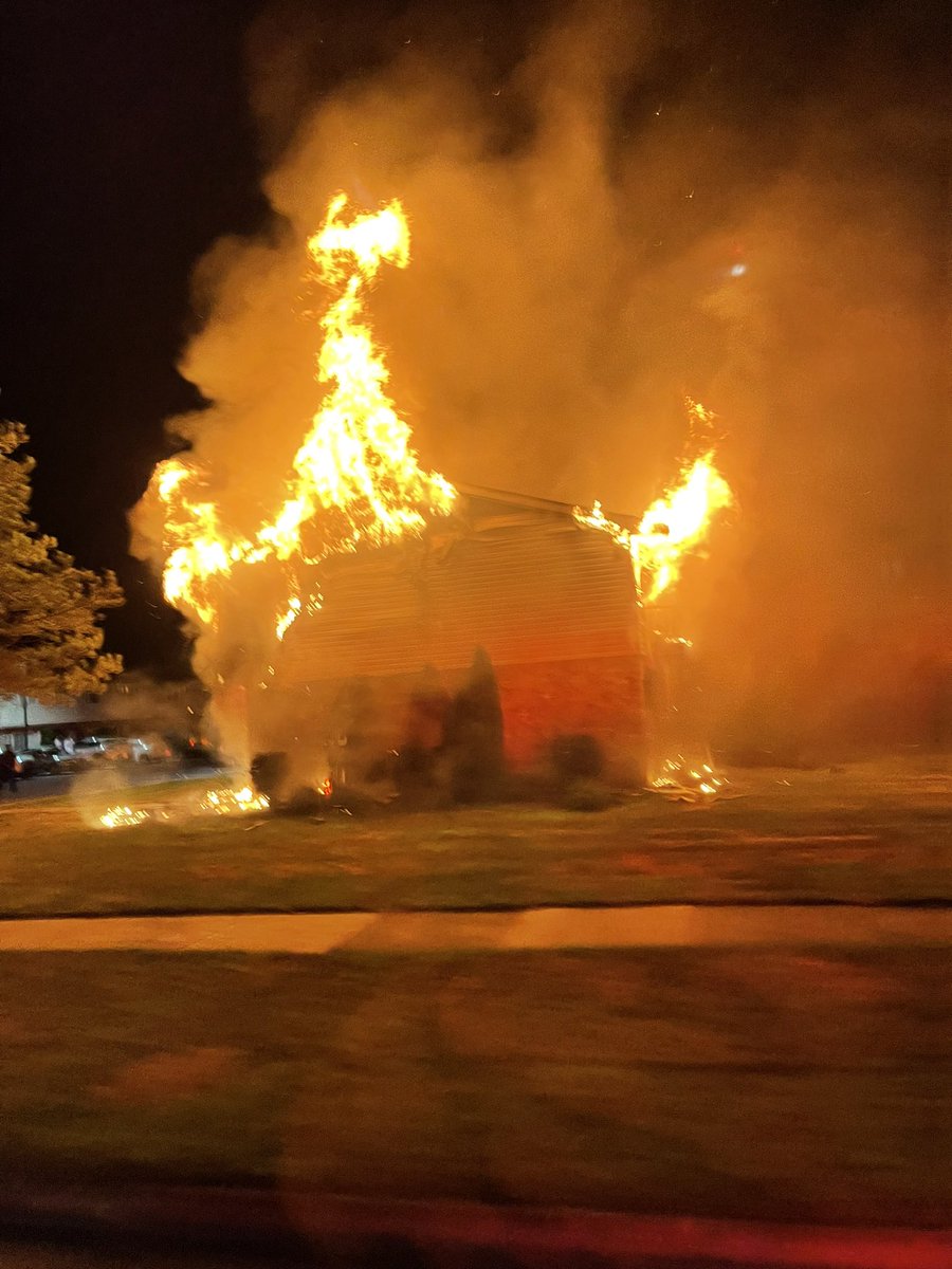 Warren Fire Department responded to a 2-Alarm apartment fire at 0358 in the 1400blk of 5th St South-West A large volume of fire showing from an occupied 8-plex. Crews conducted fire attack & search operations simultaneously. Several FF's received minor injuries. No info on civilian injs