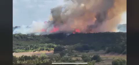 San Gabriel fire has grown to 500 acres @ is 25% contained. NO reported loss of life/homes. 22 different fire agencies, 6 different law enforcement, 9 planes @ 2 helicopters responded. Video was from the start of the fire. Avoid the area today as crews continue to work