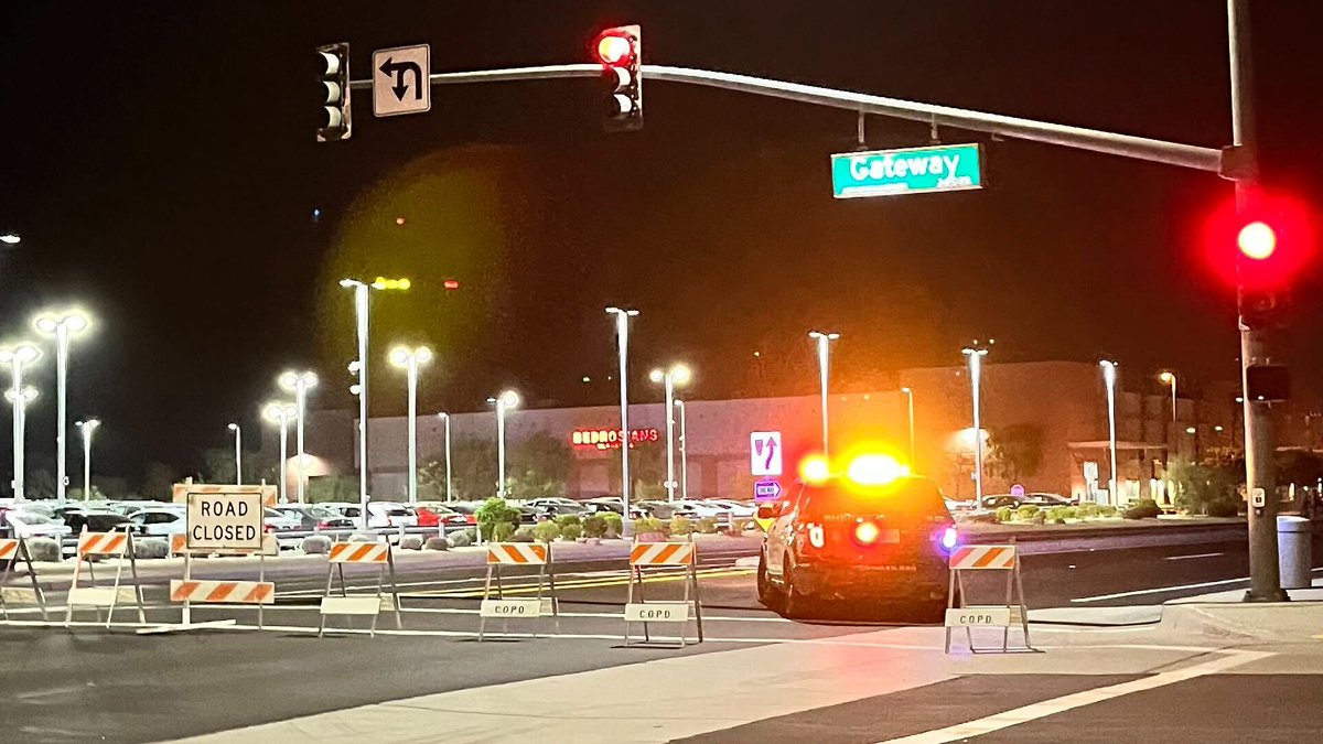 One person was injured in a car crash that caused the partial temporary closure of Dinah Shore Drive in Palm Desert