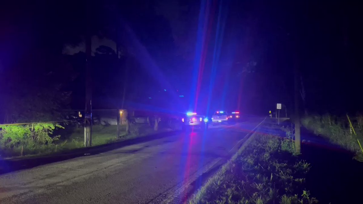 More than a dozen St. Johns County Sheriff's Office cars are along St. Augustine Blvd, shut down from Kings Estate Road to Cypress Road