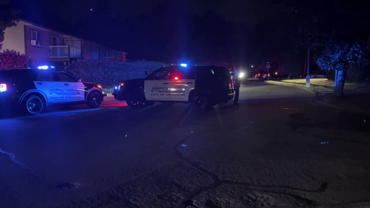 At the scene of a shooting in Gresham off in the 2300 block of SE 169th Ave in Gresham. Police tell they believe it's a drive-by shooting. One man was hurt, but they don't believe he has serious injuries. No suspect info at this time