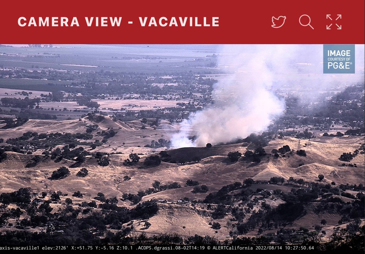JoslinFire - CAL FIRE Sonoma-Lake-Napa Unit and local agencies are at scene of a 2 acre vegetation fire near the 3800 block of Jolsin Ln, Vacaville