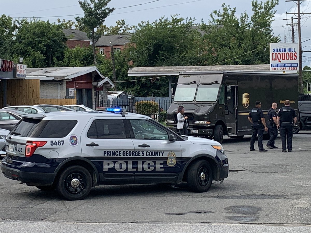 Over the weekend 5 people were shot and killed in Prince George's County. And right now @PGPDNews is on scene in Suitland where a @UPS driver has been shot and wounded