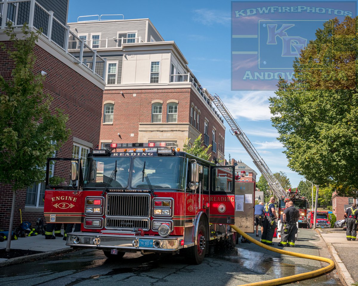 Quickly extinguished a 4th floor balcony fire at The Postmark Condos, 8 Sanborn St this afternoon. 3 alarms were struck bringing the necessary manpower to bring the fire under control in short order. No injuries reported