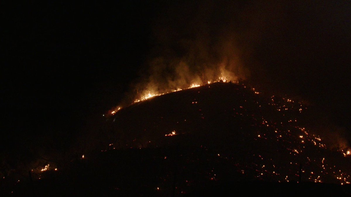 Firefighters battled a five-acre brush fire along Lake Hughes Road in Castaic overnight.  The fire was first reported to 911 operators at about 9:41 p.m. northeast of Castaic Lake, west of Lake Hughes Road at about six miles north of its intersection with Ridge Route Road
