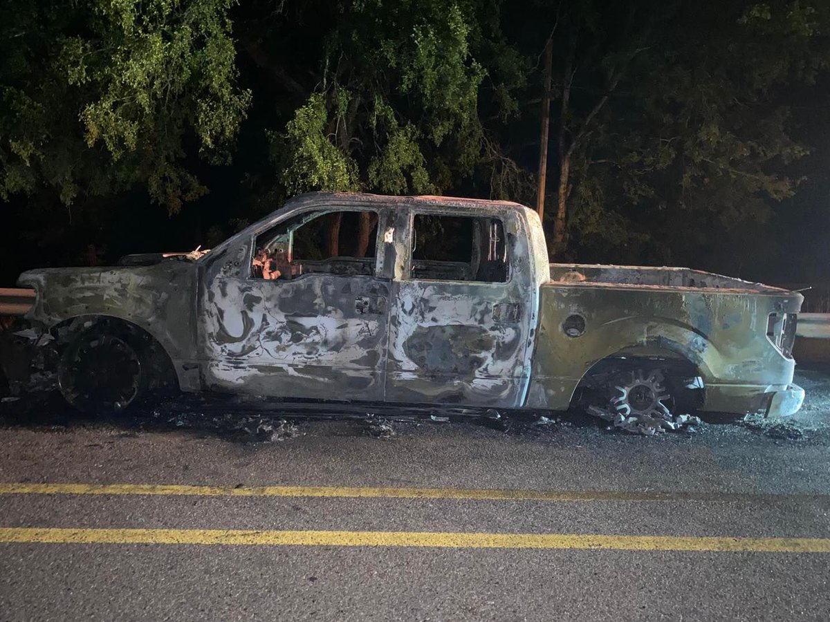 A vehicle fire in Salado has also caused damages to the Salado Creek Bridge