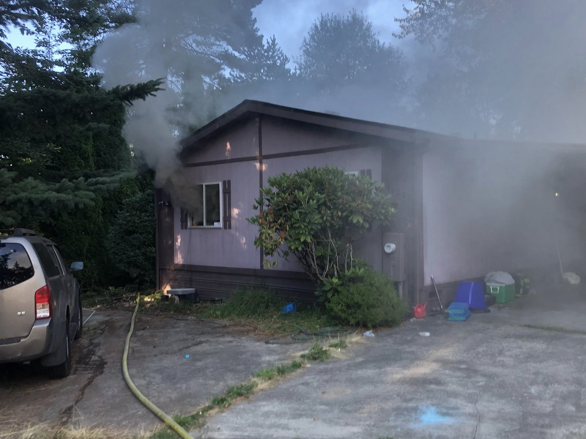 Puget Sound Fire, Renton RFA, @KingCoMedicOne, and Zone 3 Fire Cadets on scene of a working residential fire in the 12200 block of SE 206 Street