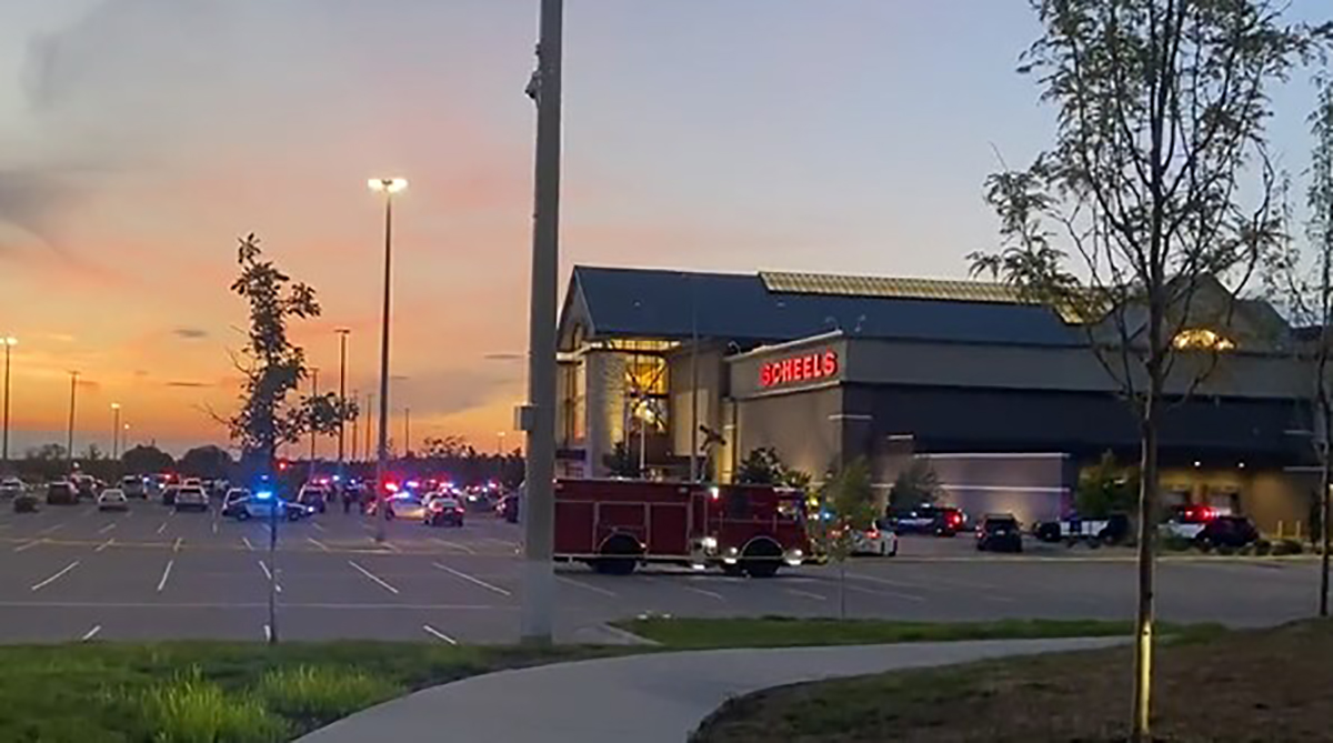 Police say a man was found dead inside an Eden Prairie Center store Monday night after there was a report of a shot fired