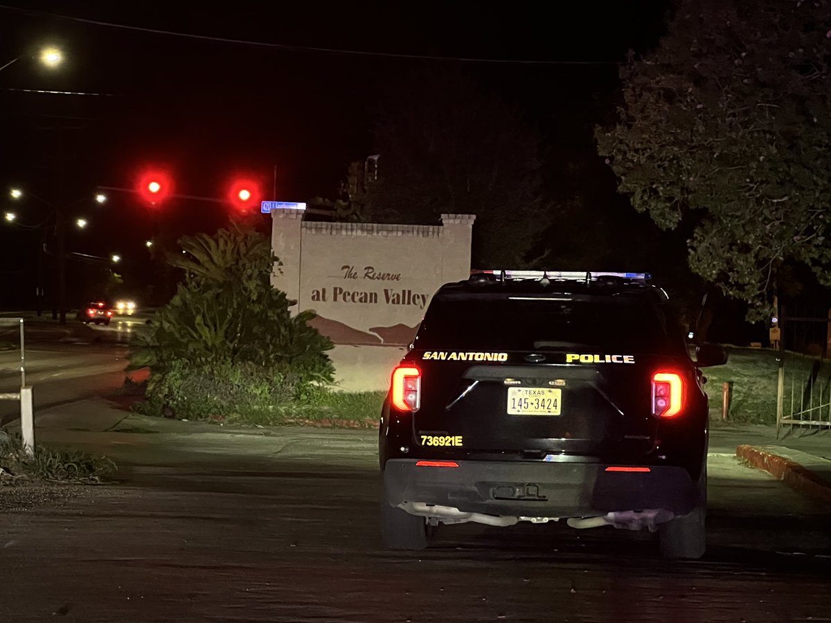 Scene of a reported shooting at The Reserve at Pecan Valley