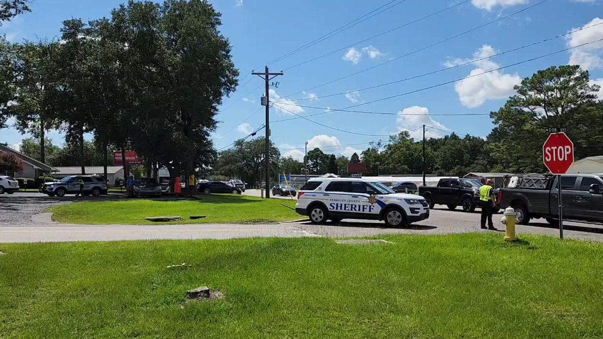 Very active scene here in Ladson. A shooting has occurred near the @SC_DMV location off of Wimberley Rd. The DMV location has been closed off