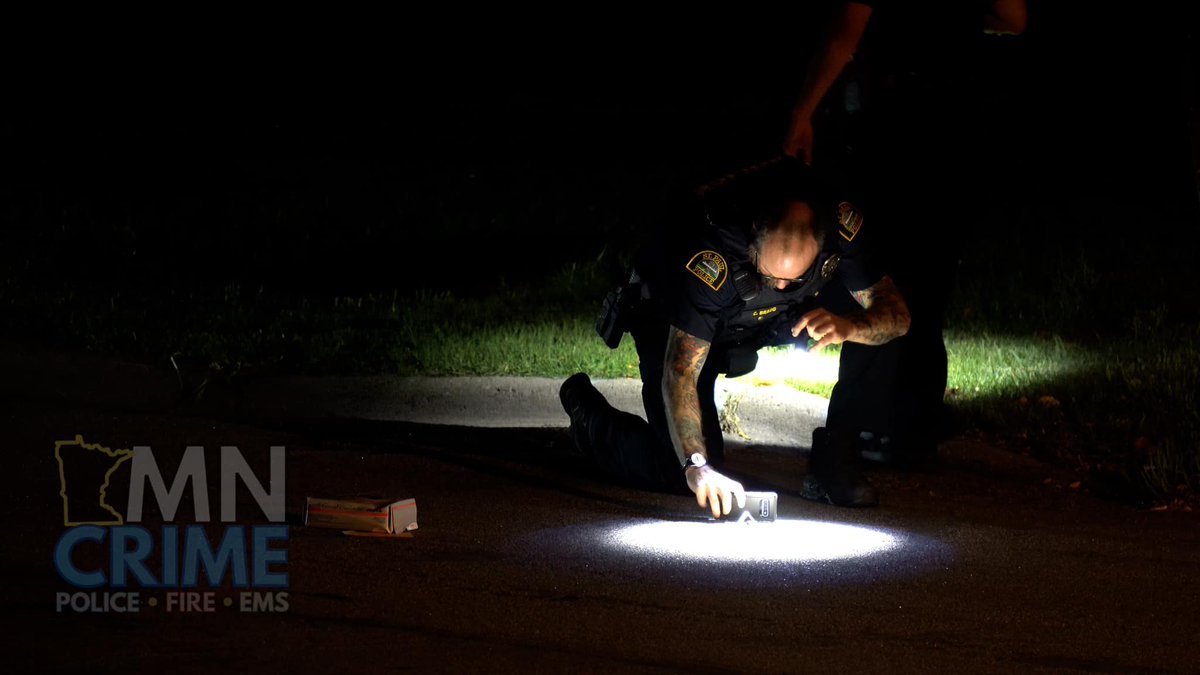 SAINT PAUL: Police were searching for evidence and suspects after a shooting around 8:45 p.m. on the 1300 block of Arkwright St. - An adult male victim was reported to have been shot in the chest, possibly during a robbery attempt by at least one suspect