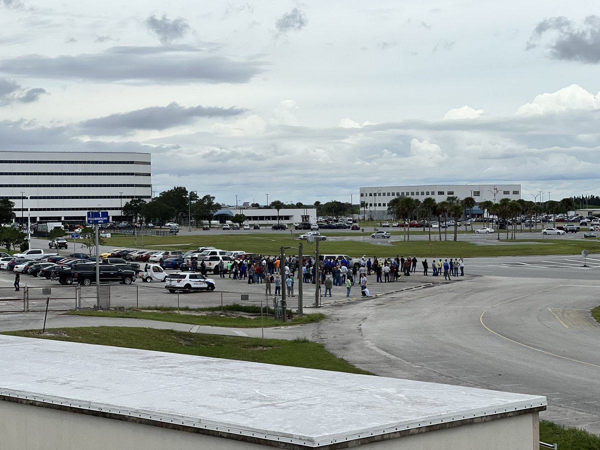 VAB evacuated a few minutes ago, emergency personnel on scene