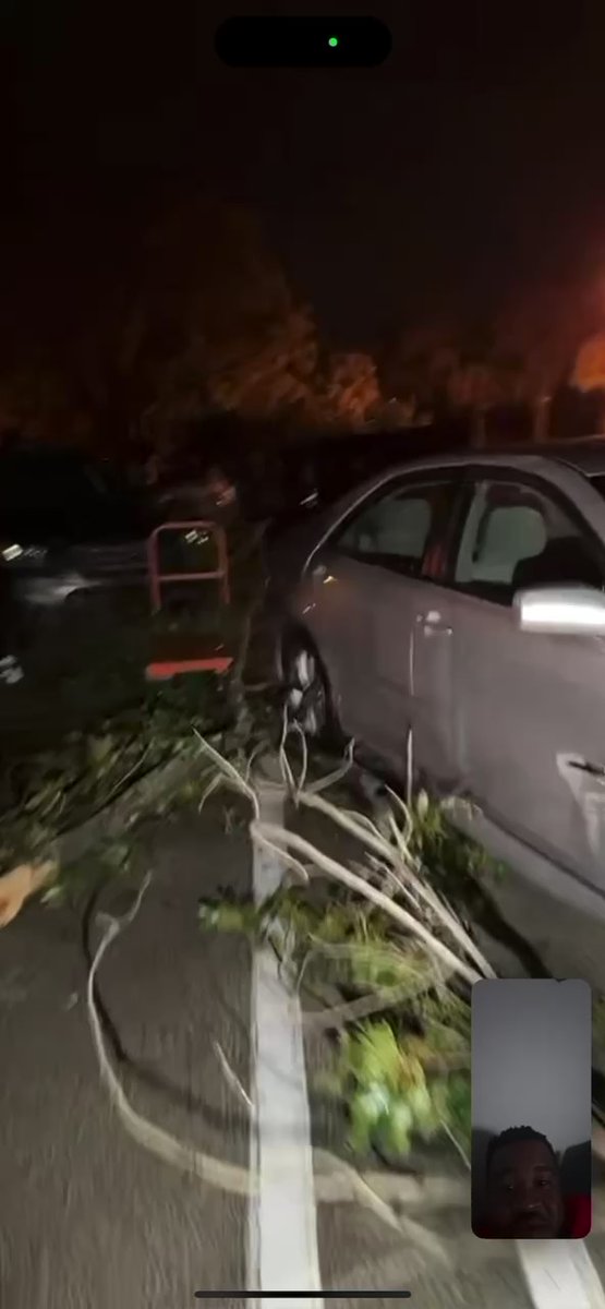 Rotation has been confirmed by the National Weather Service. This video was taken in Delray Beach, Florida late Tuesday by Nicholas Reed.