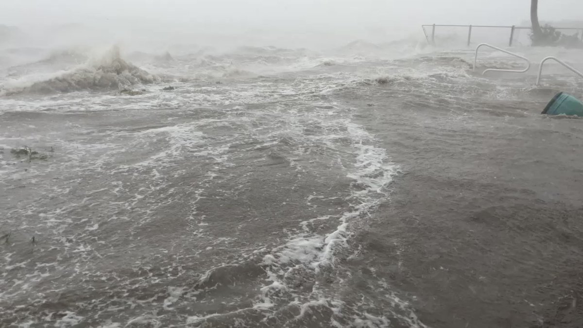 Max storm surge eye wall Hurricane Ian Pine Island FL