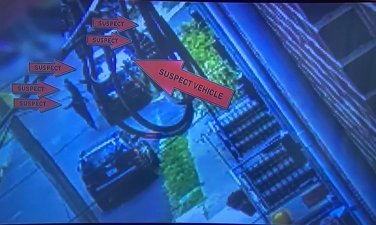 Police release surveillance video of the suspects and suspect vehicle in the Roxborough H.S. shooting yesterday that took the life of a 14-year old and injured 4 others. 69 shots fired. Tune into @NBCPhiladelphia for the latest today starting at 4 p.m