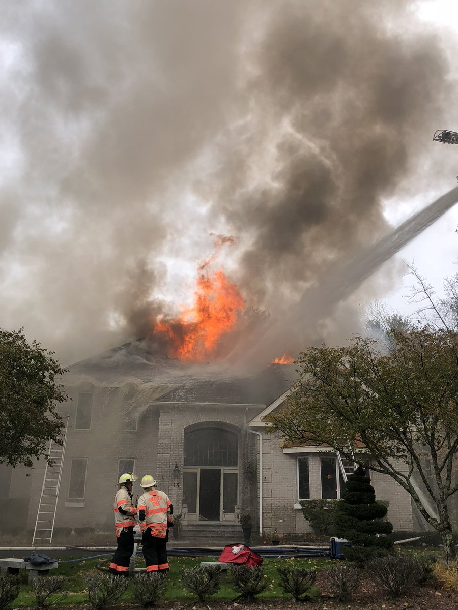 ANDOVER Three alarm fire at 15 Somerset Drive, no injuries reported at this time