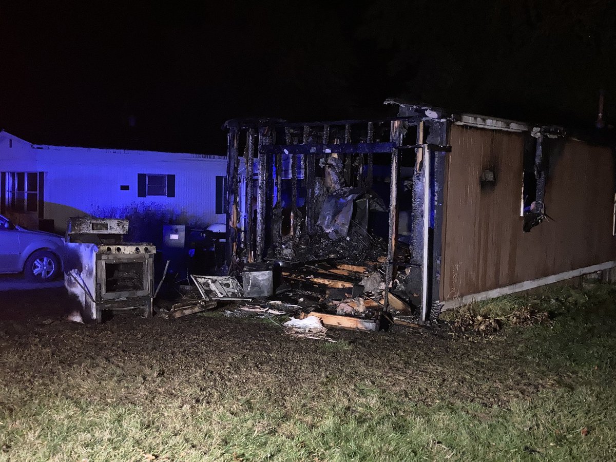 Fire crews still actively working to find out what caused this mobile home to go up in flames. Investigators say one person died at the Breezy Acres Mobile Home Park