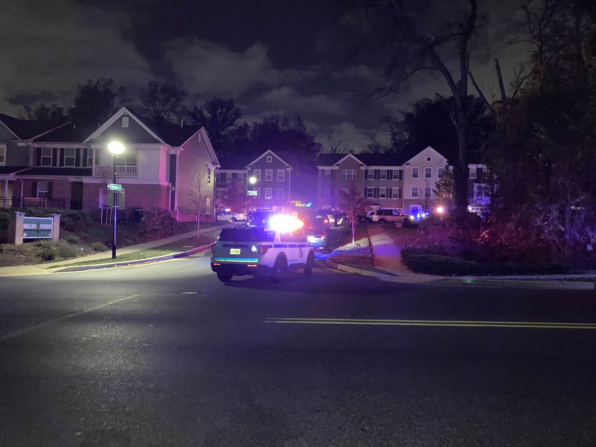 police on scene of a shooting in Landsdowne
