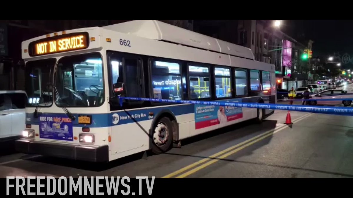 MTA bus involved accident late Monday evening, pedestrian was allegedly struck and seriously injured near the intersection of 5th Ave & 55th St in Brooklyn. A woman with  leg trauma was rushed to an area hospital for further treatment, policemen said.