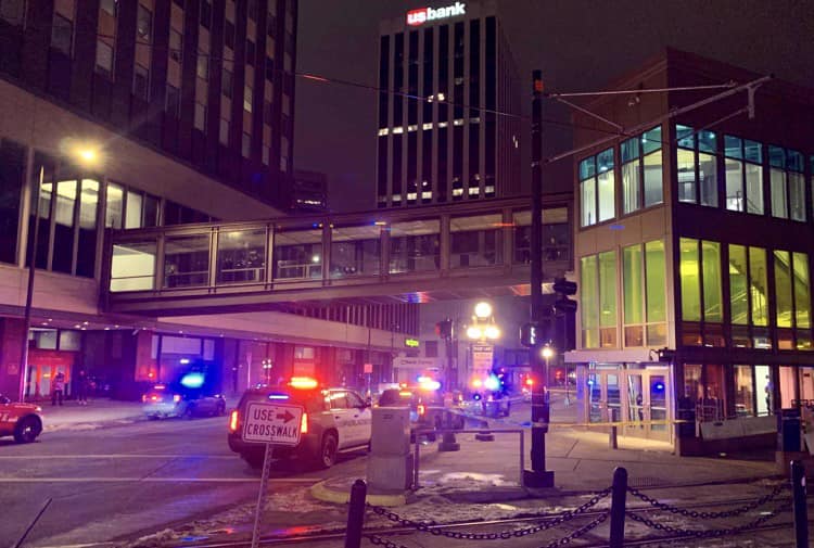 Both victims of the downtown Saint Paul shooting have died of their injuries at the hospital and there have been no arrests announced