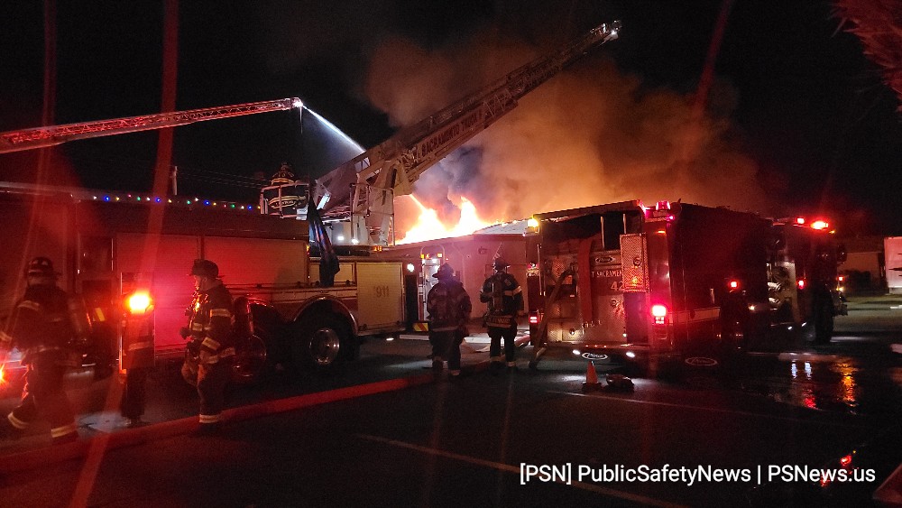 Commercial Fire West Sacramento 3350 Jefferson Blvd   West Sacramento Fire is currently on scene of a 2-alarm fire at a commercial building on Jefferson Blvd.   The call came out around 12:24 a.m., and when crews arrived they found heavy fire coming from the roof