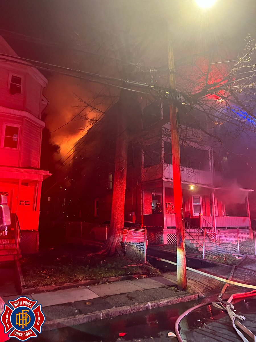 Our members operated last night on Lenox Street in the city's North End. Companies arrived to a heavy fire condition from the rear porches.