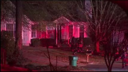 In Smyrna, firefighters squelched the flames to this home on Cooper Lake Court.  Unfortunately, we are told that someone perished here, and another victim was taken to a hospital