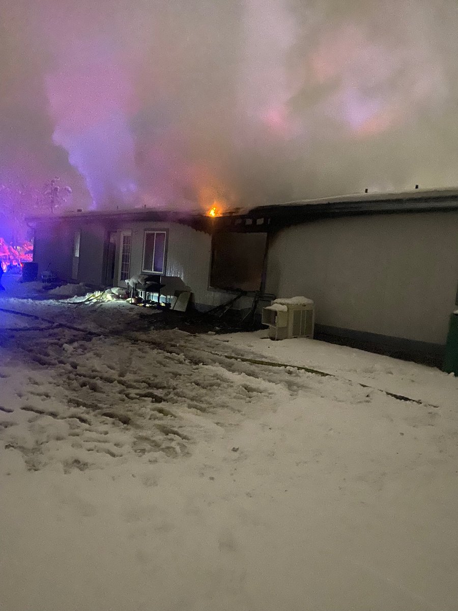 TMFR Crews quickly knocked down a house fire on the 8500 block of Cassilis Dr in the North Valleys (9:22pm). The structure was unoccupied at the time, although some pets perished in the fire. Cause under investigation