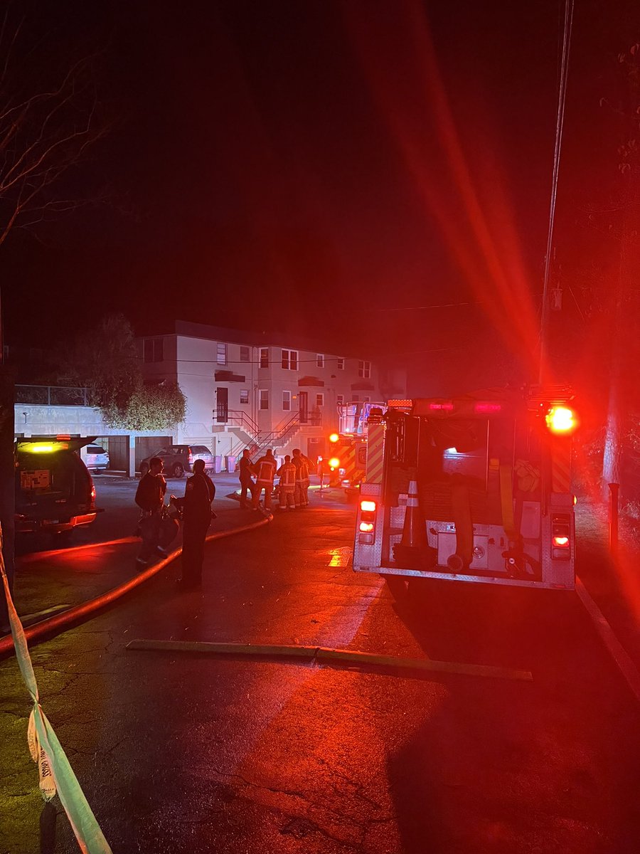 @ATLFireRescue officials confirm an elderly woman and her cat were killed in a fire at a townhome on Lakemoore Dr. just before 9:00 tonight. Cause of the fire is under investigation.