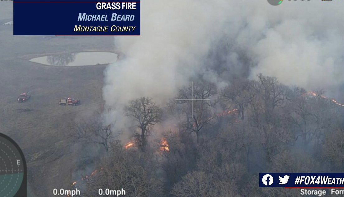 A 240 acre fire broke out in Bowie, Texas . The Legacy Fire burned through this afternoon and crews are building containment.