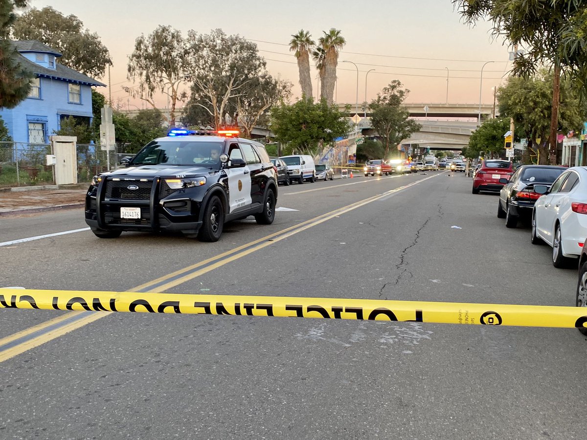 One man is dead after being shot by police overnight. Investigators claim the man who was shot was in possession of a semiautomatic weapon. Logan Ave near Chicano Park is closed as the investigation continues